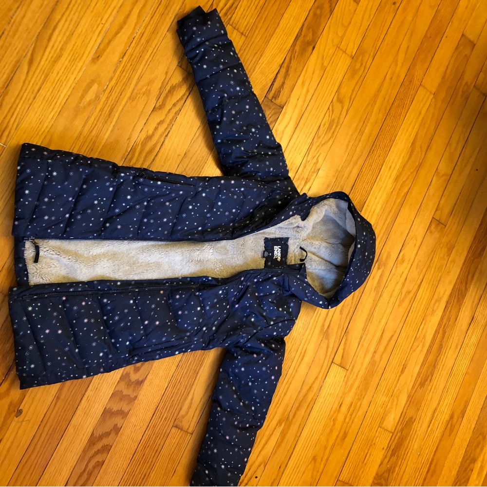 Kids Navy Blue Star Print Jacket